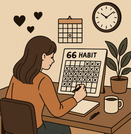 습관 형성의 과학: 66일의 법칙 적용하기