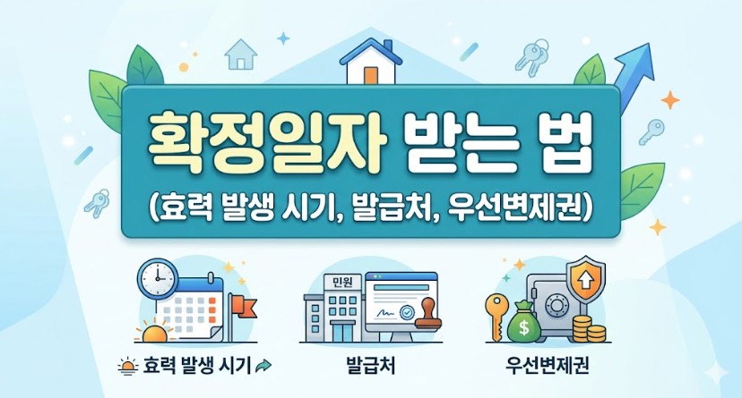 확정일자 받는 법 설명사진