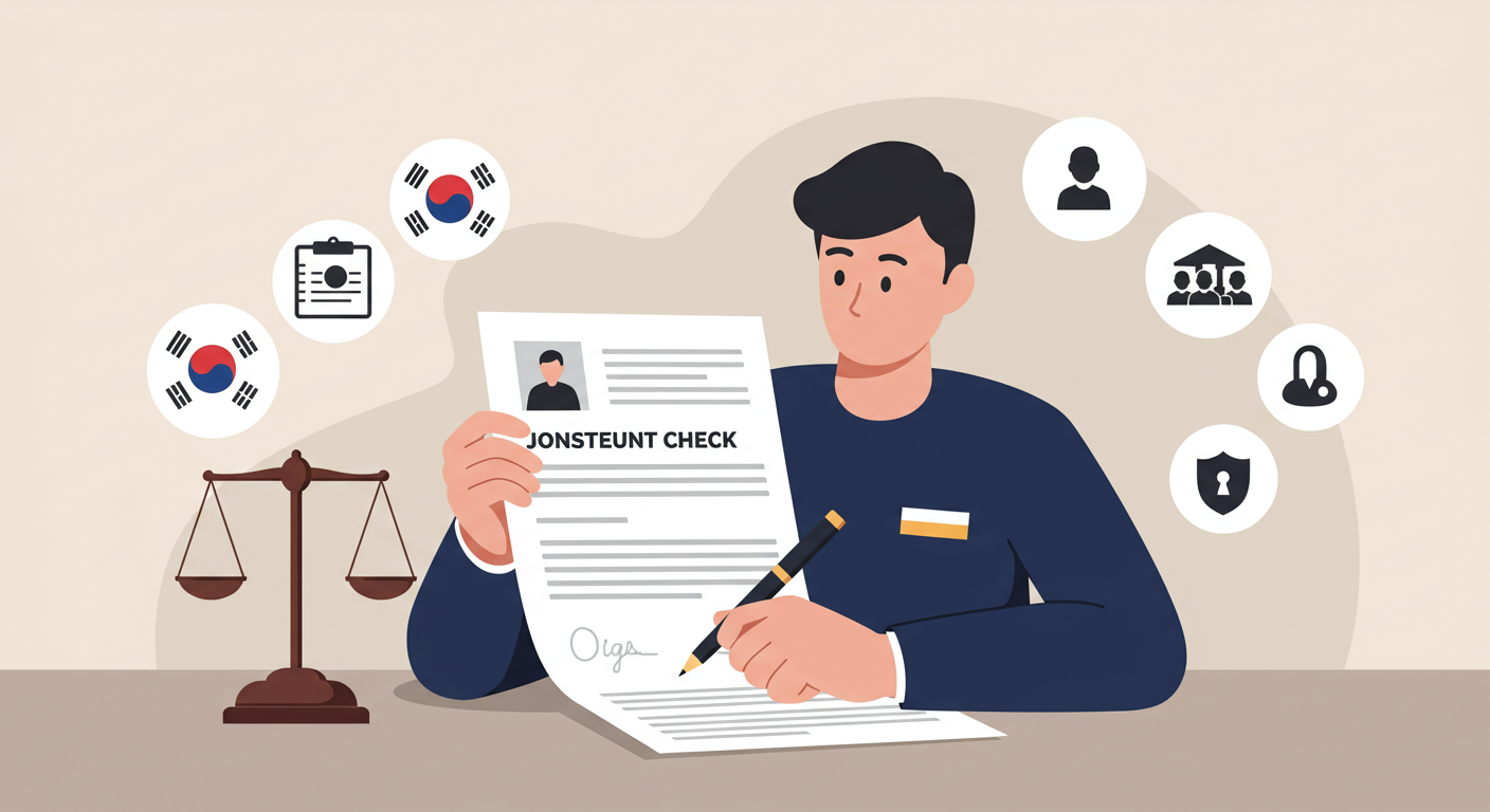 특수 직군에서의 강화된 조회 기준