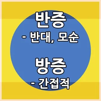 반증 방증 뜻 차이 맞춤법 한자_8