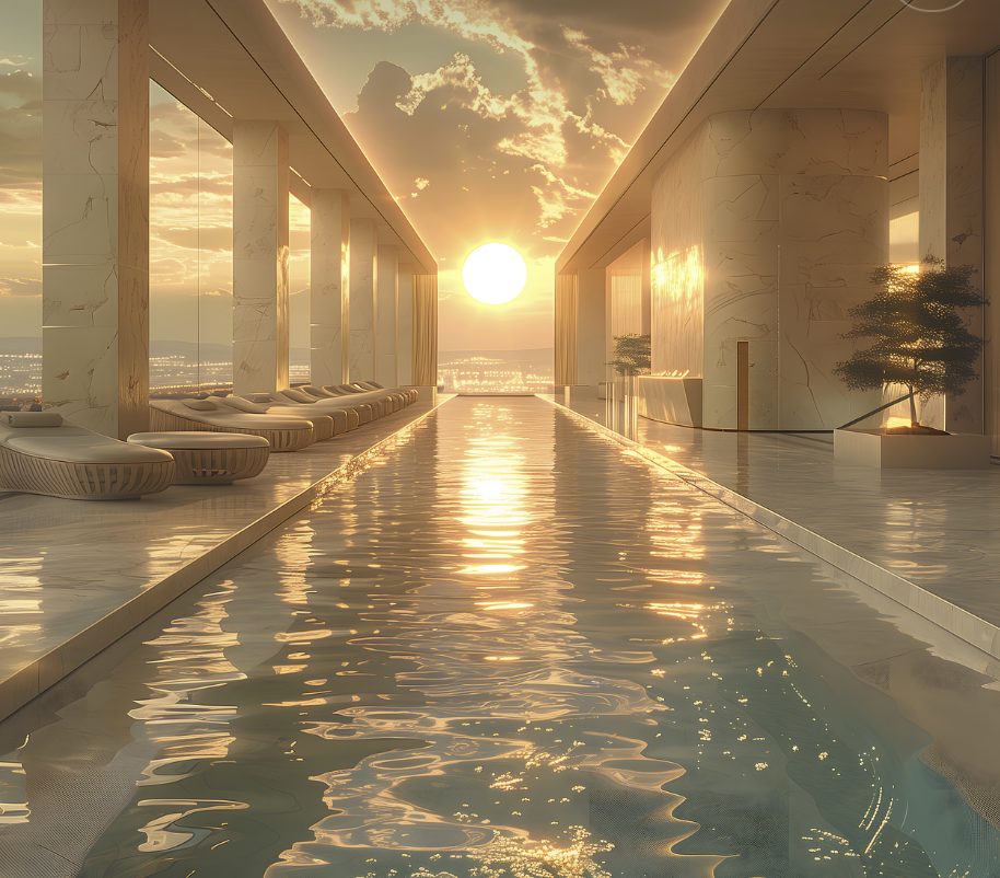 호텔수영장 사진