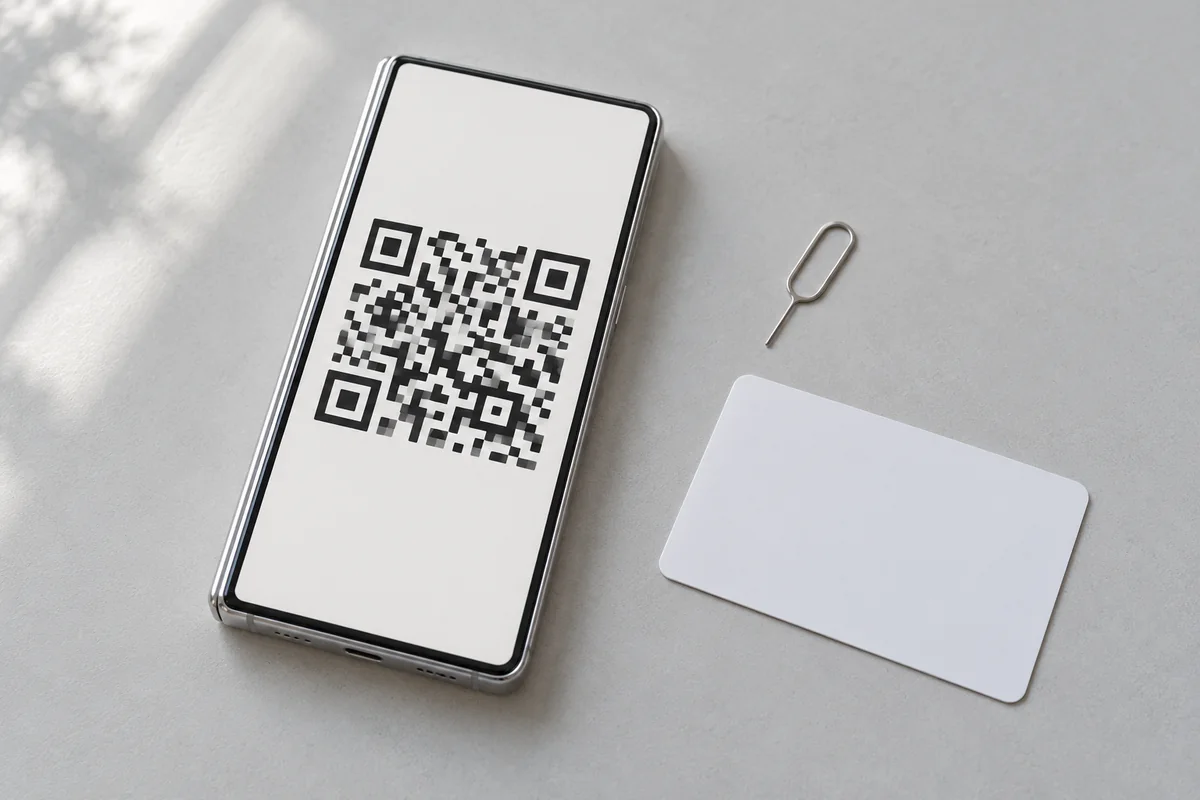아이폰 듀오 eSIM 전용 개통 참고 이미지