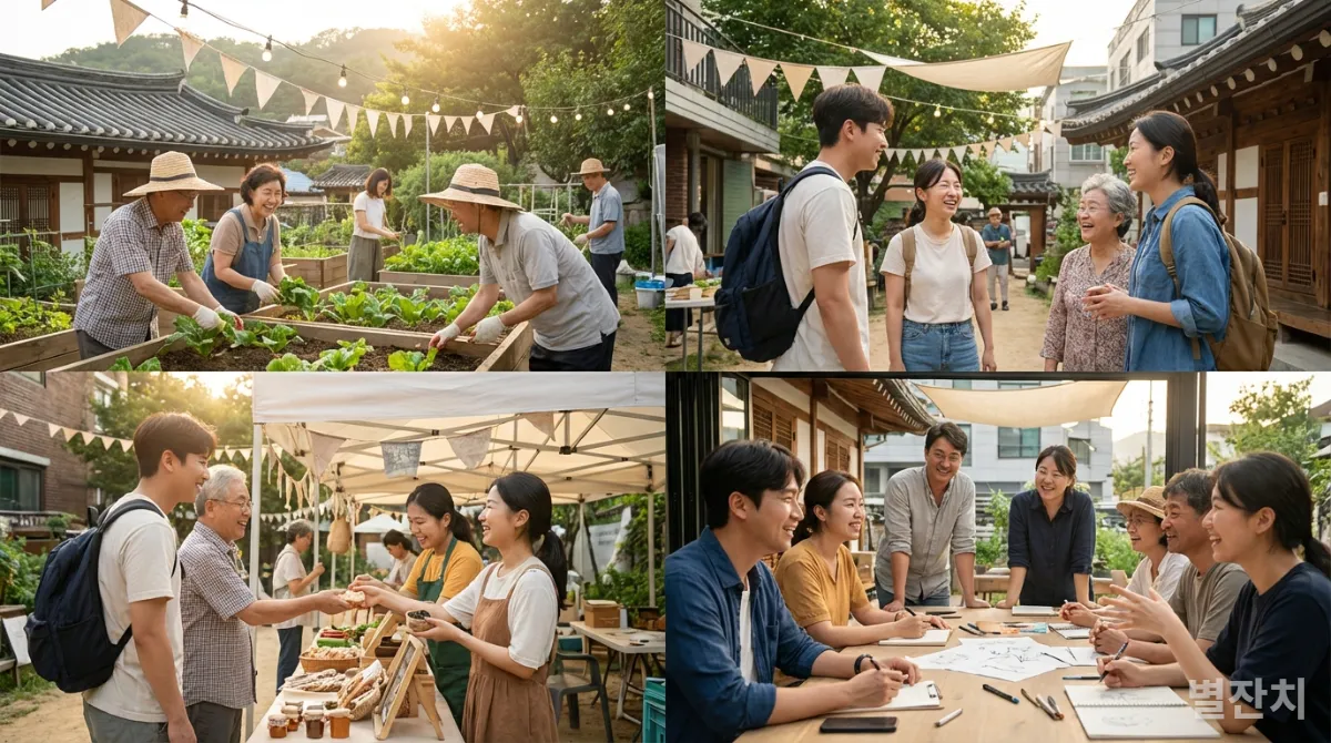 사회적 가치와 인권 존중을 보여주는 다양한 한국인들의 연대 모습