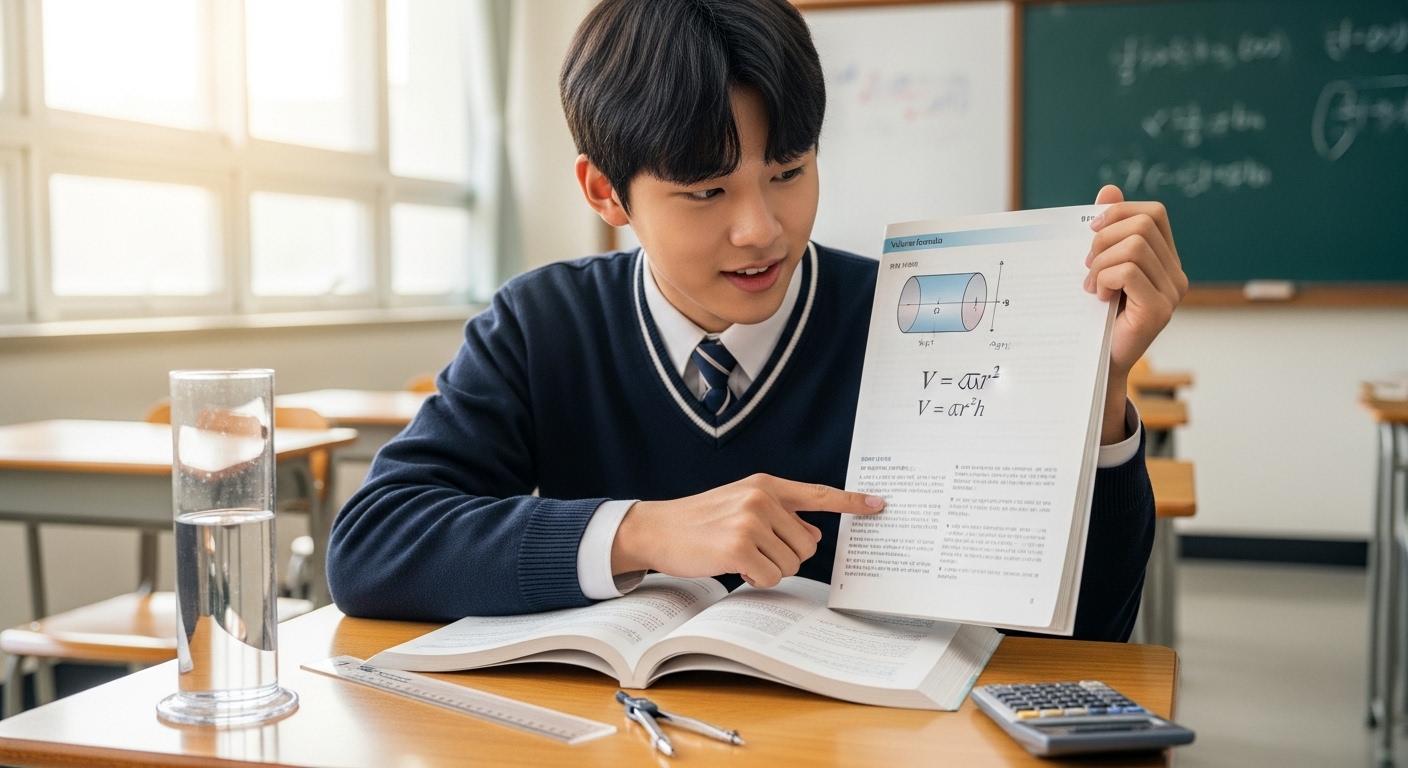 원기둥의 부피 공식