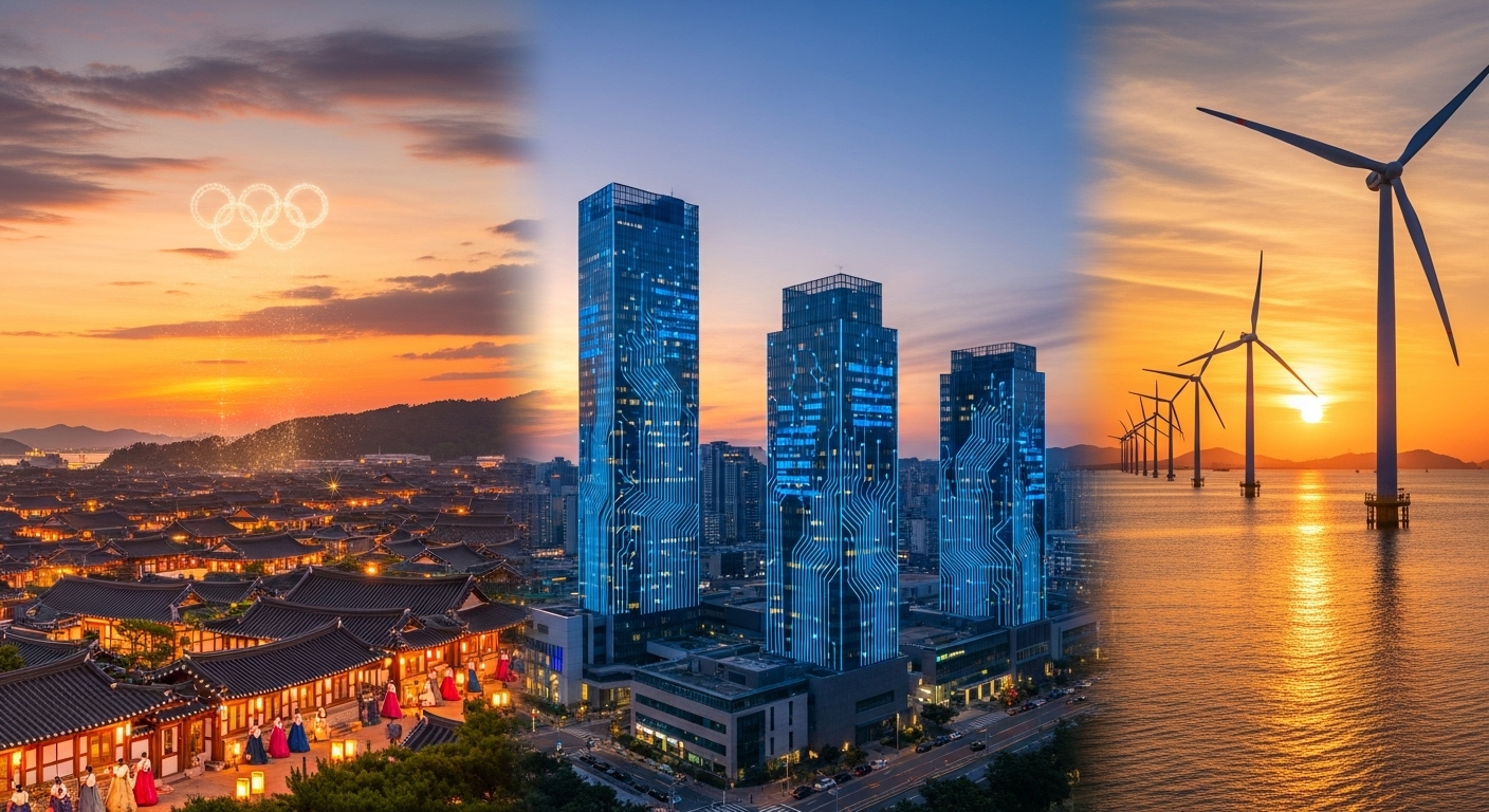 전주 2036 올림픽 도전, 광주 AI 산업 혁신