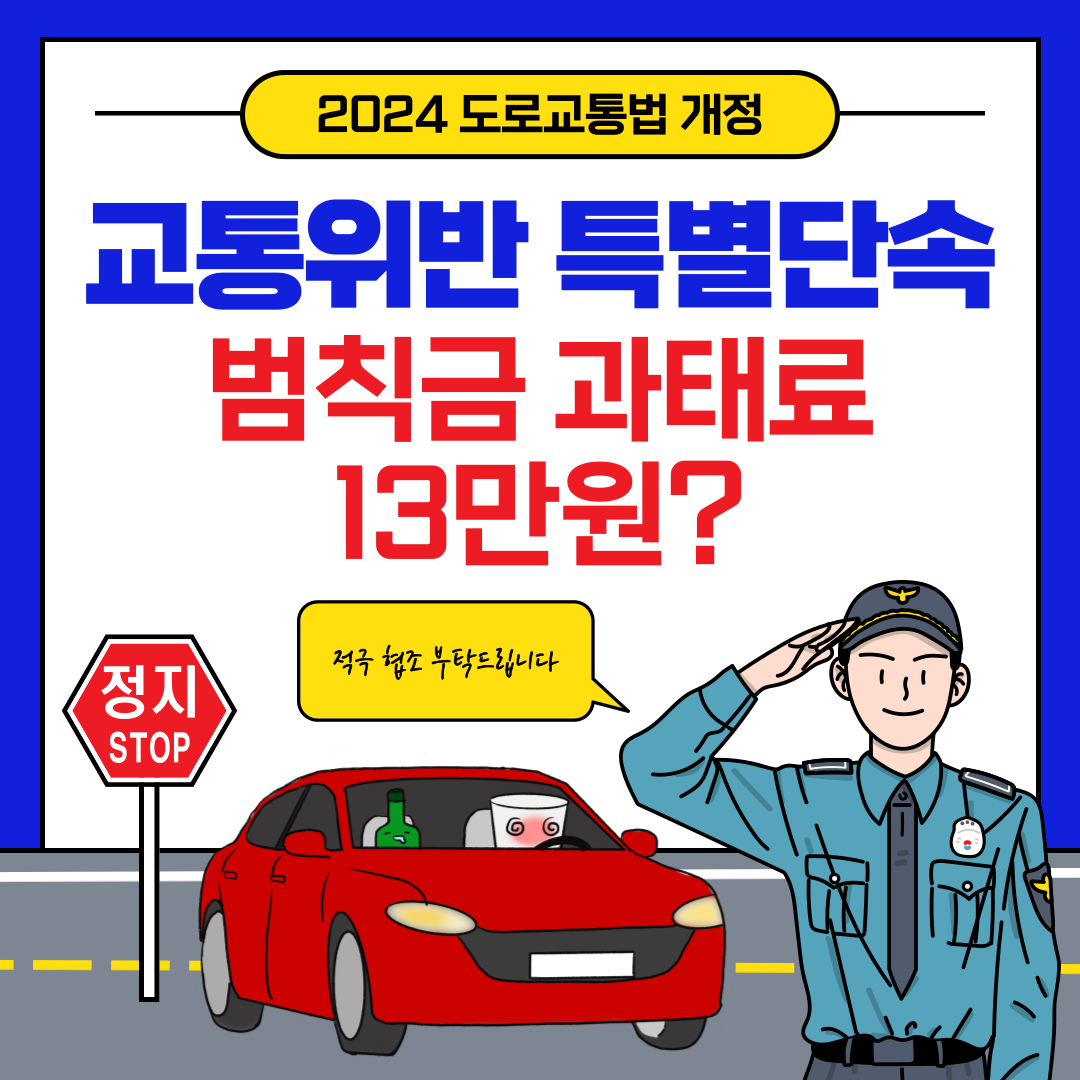 교통위반 범칙금 과태료 13만원?