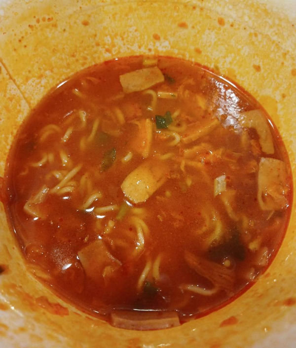 오뎅식당 부대라면 부대햄 가득