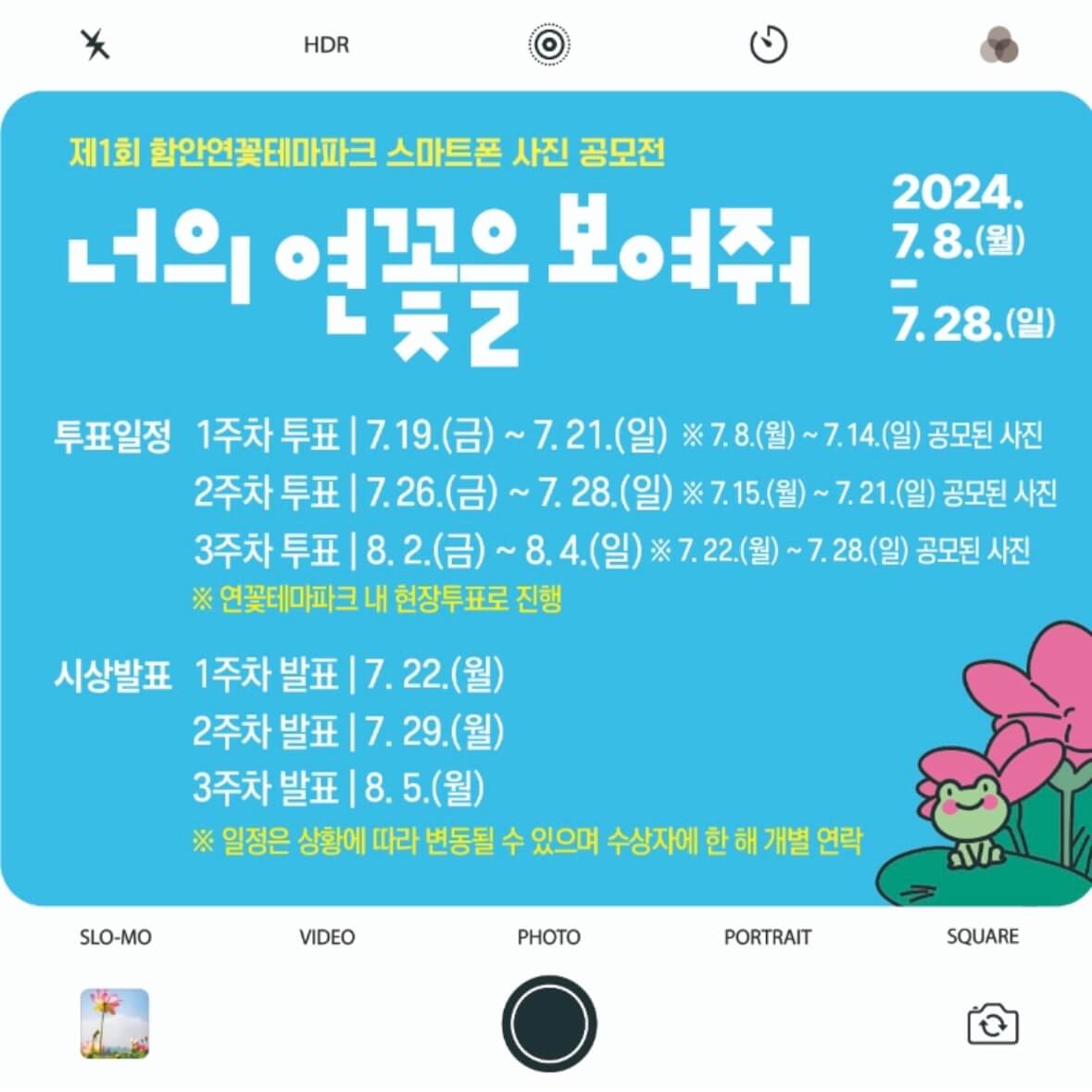 함안연꽃축제기간