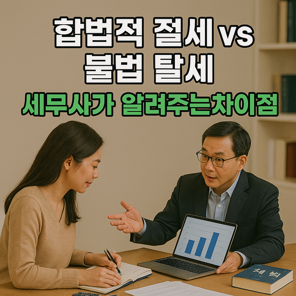 세무사가 알려주는 절세와 탈세의 차이