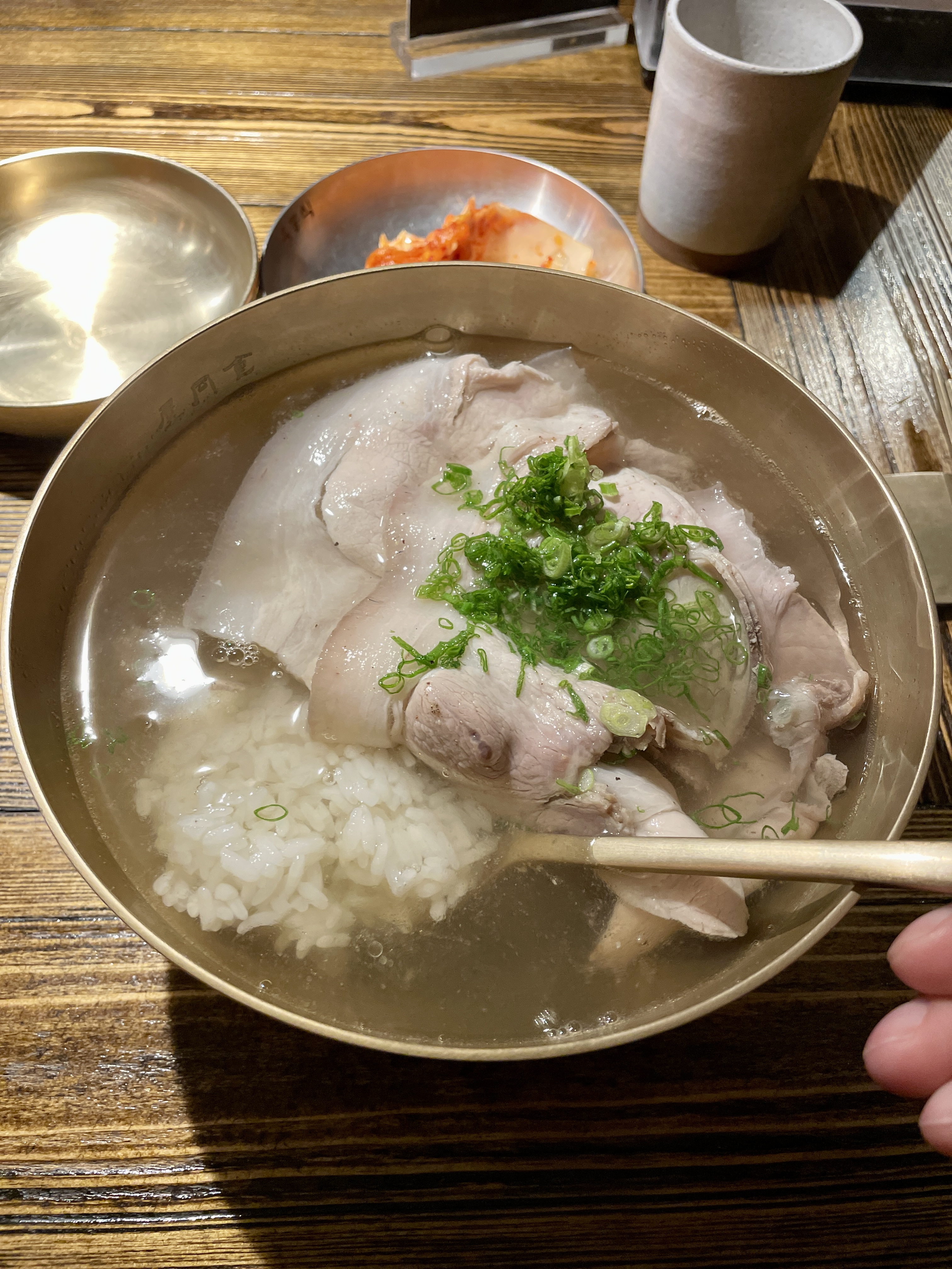 옥동식 돼지곰탕 특 밥