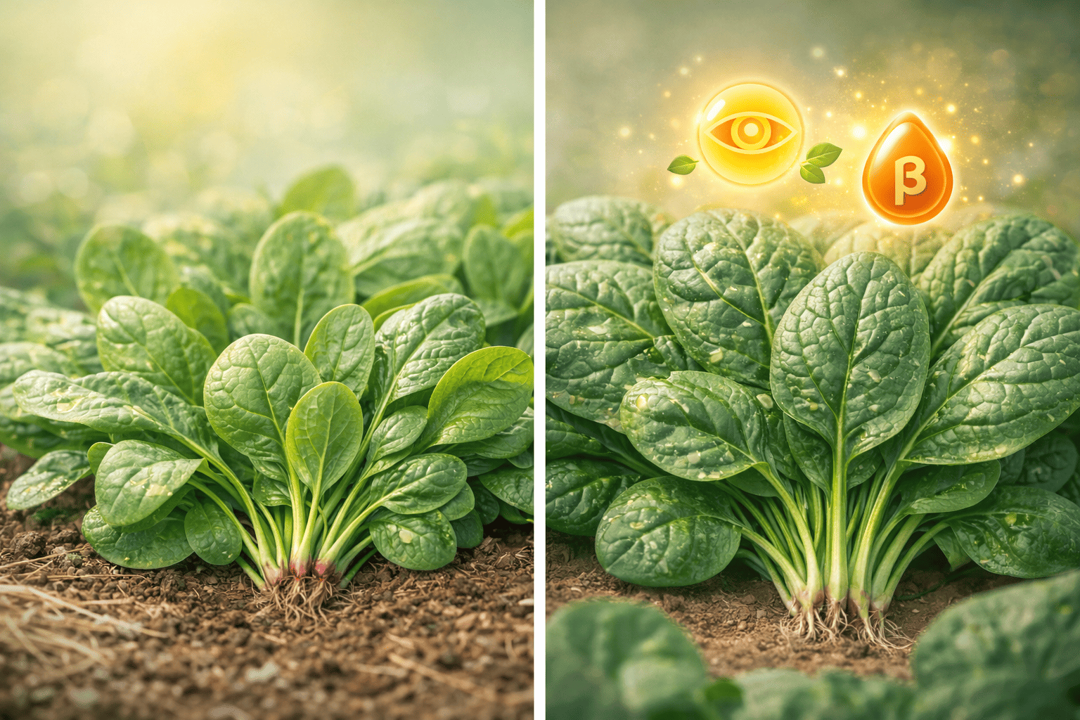 베이비 시금치와 기능성 품종 비교