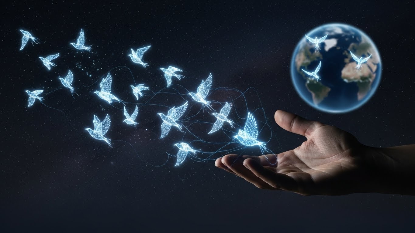 자신의 지식을 디지털 자산이라는 날개에 실어 전 세계로 날려 보내는 리더의 비전