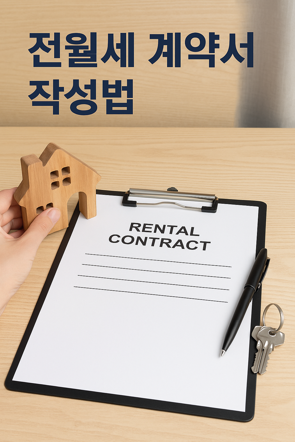 전월세 계약서 작성법