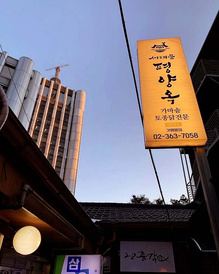 가마솥 토종닭곰탕 백숙 닭볶음탕 대박의 기술 능이 닭곰탕 서대문역 맛집 추천