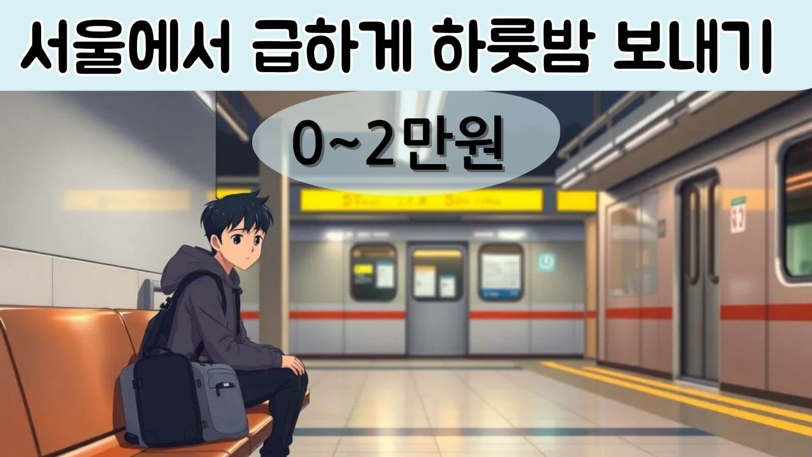 서울에서 하룻밤 저렴하게 보내기