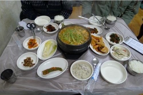 옥정호 산장