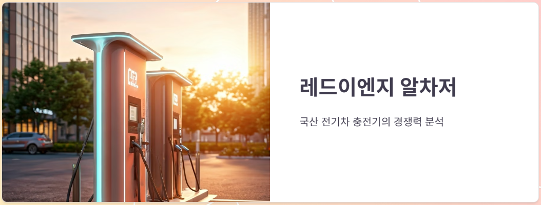 레드이엔지 알차저, 국산 전기차 충전기의 경쟁력은?