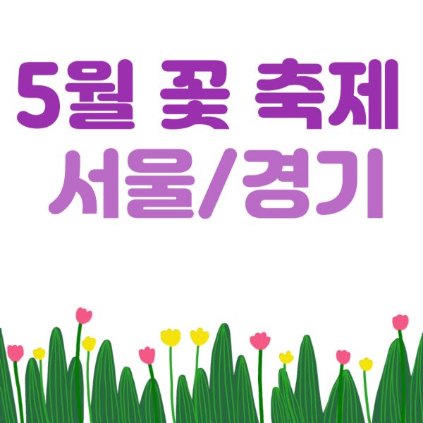 5월 꽃 축제: 서울/ 경기