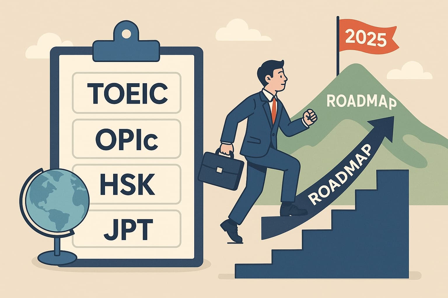 🌐 국내외 어학 자격증 (TOEIC, OPIc, HSK, JPT 등): 2025년 취업/자기계발 필수, 어학 실력 스펙업 로드맵 📈