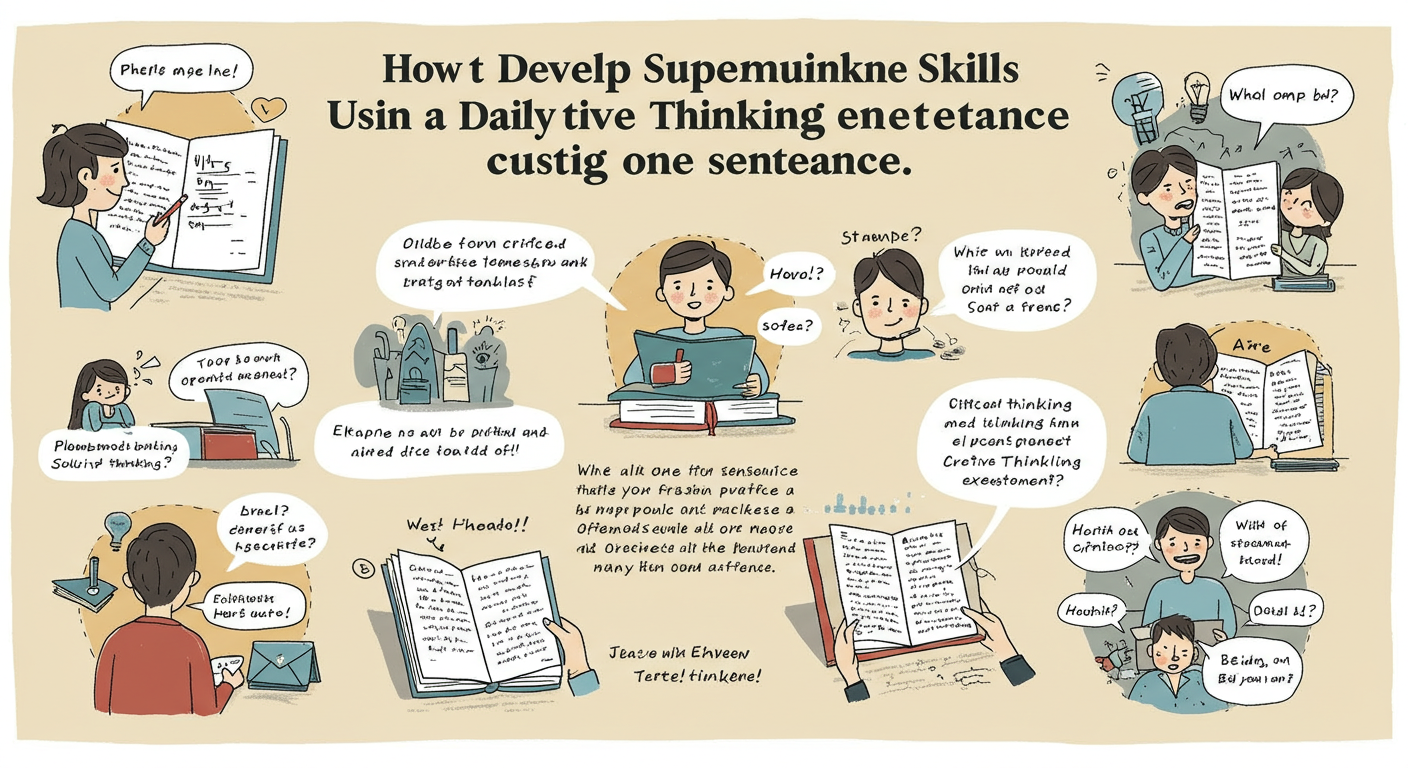 '1일 1문장' 실천 루틴으로 사고력 키우는 법