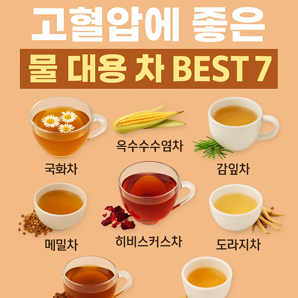 물 대용 차 BEST 7