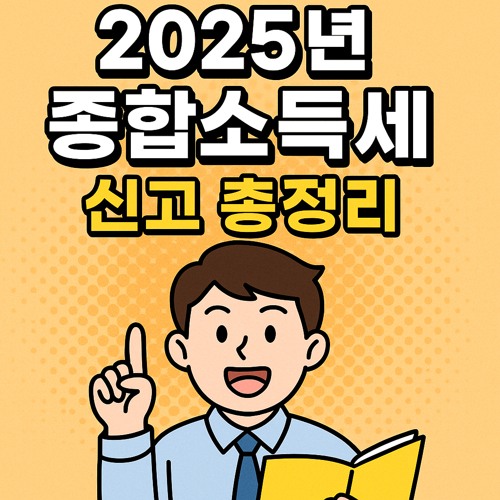2025년 종합소득세 - 신고 방법, 절세 팁, 신고 대상자, 신고 기간, 특별재난지역 납부 기한 연장, 계산 방법, 공제 항목