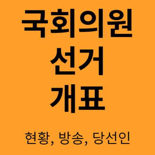 국회의원 선거 개표