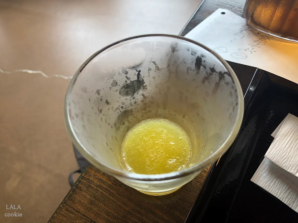 후쿠오카-유후인-카레우동-맛집-메뉴-디저트-샤베트