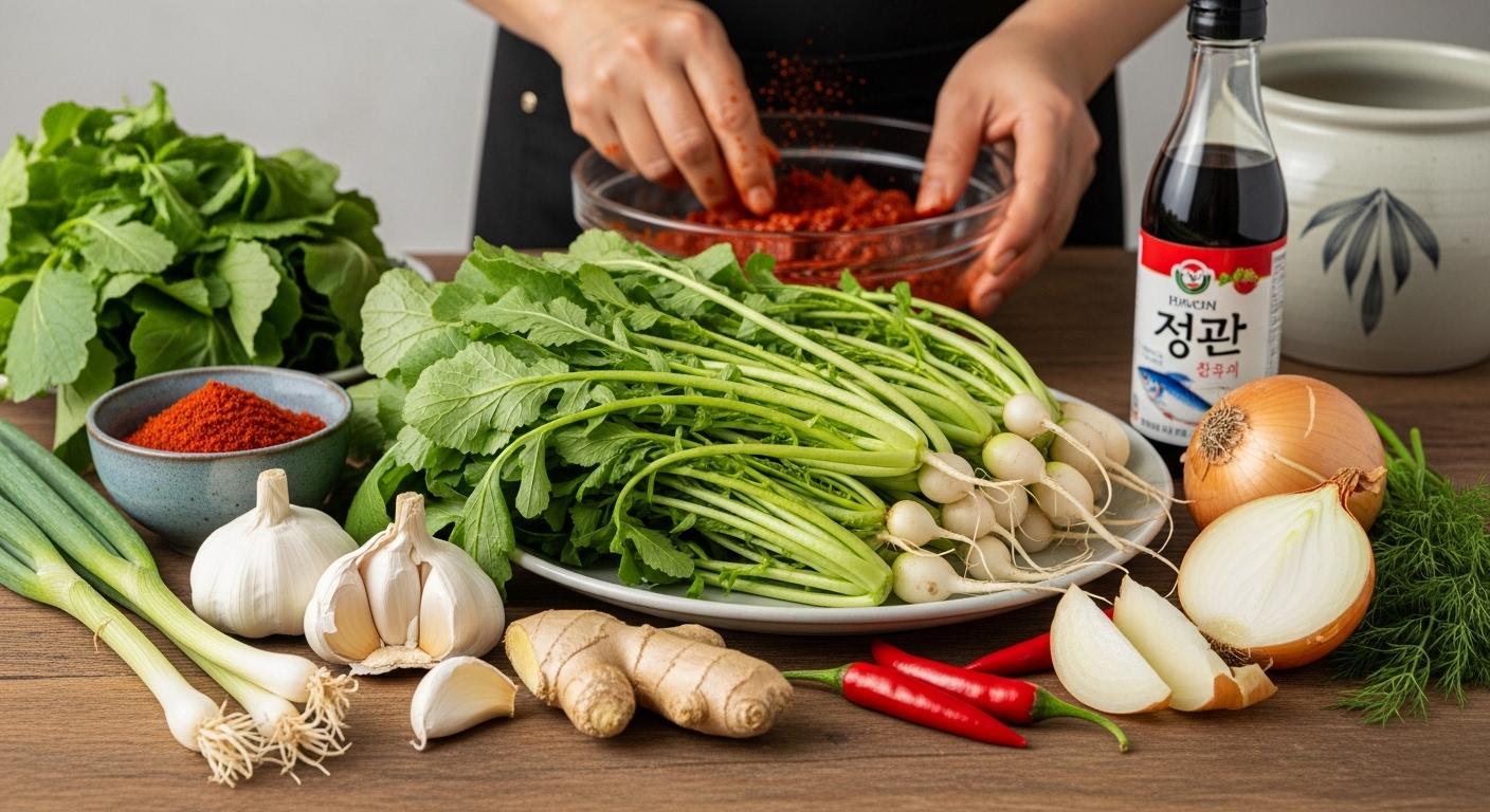 열무김치 만드는 법