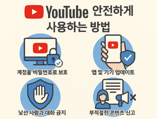Youtube 안전하게 사용하는 법