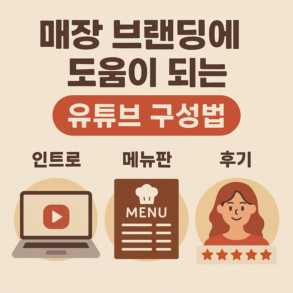 매장 브랜딩에 도움이 되는 유튜브 구성법