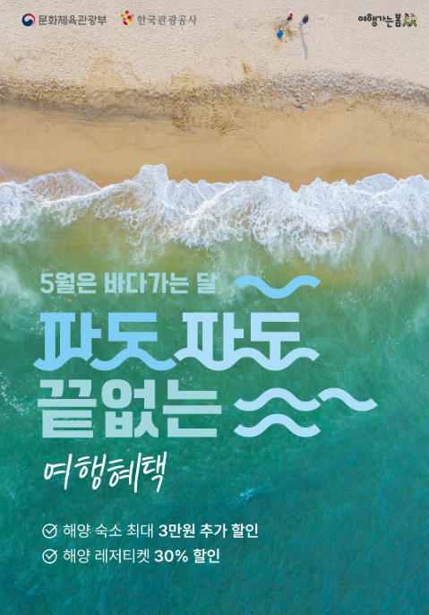 5월 바다가는달