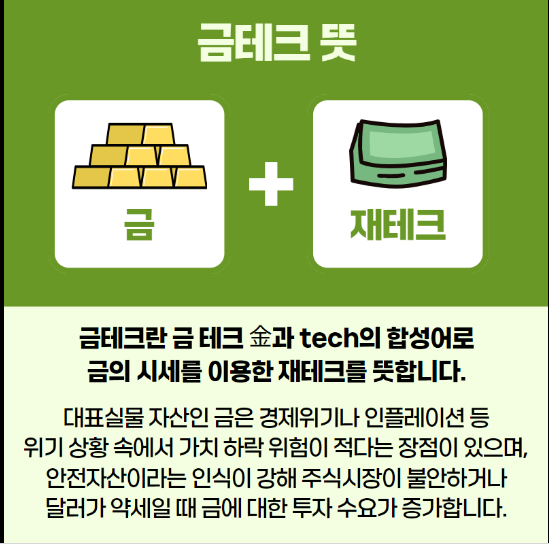 금 테크 뜻