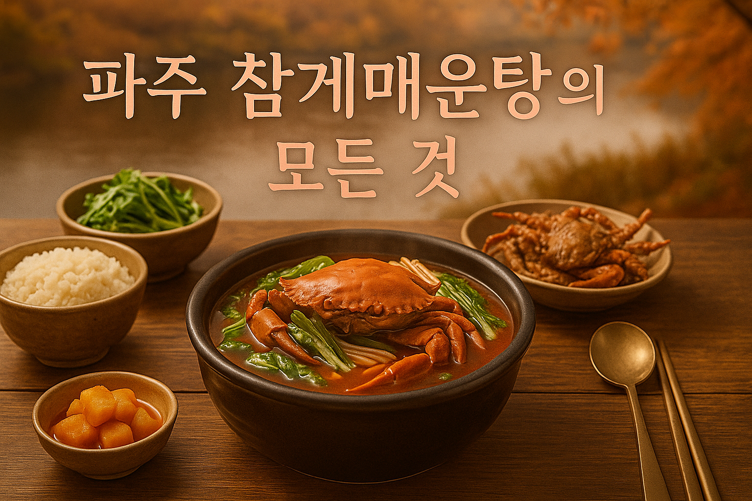 파주 참게매운탕 맛집 총정리 🦀 자연을 담은 얼큰한 한 그릇!