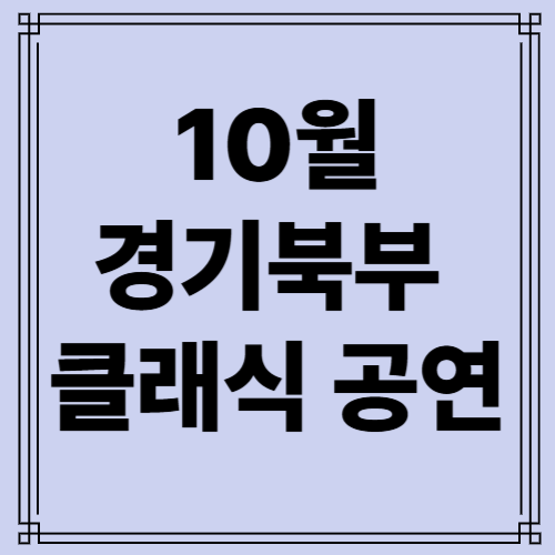 경기북부 클래식 공연 사진