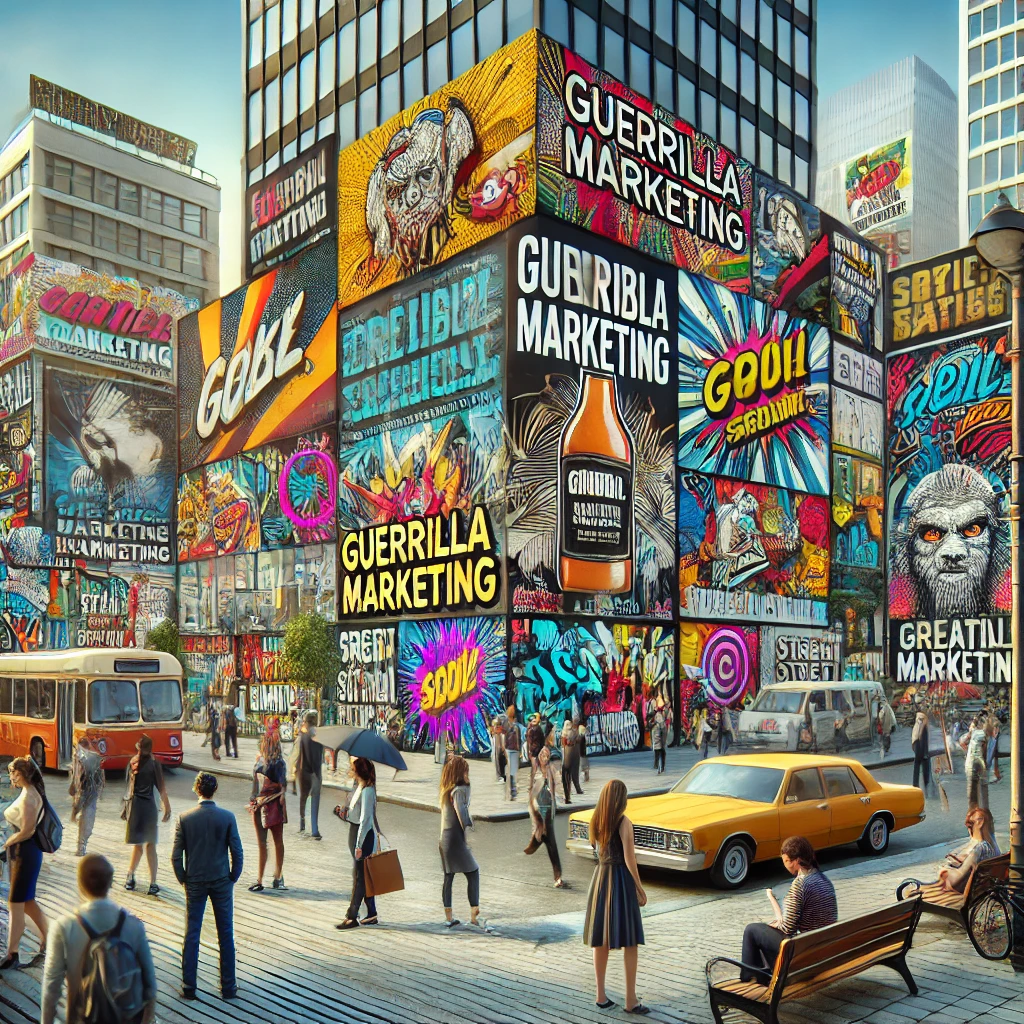 게릴라 마케팅 관련 이미지