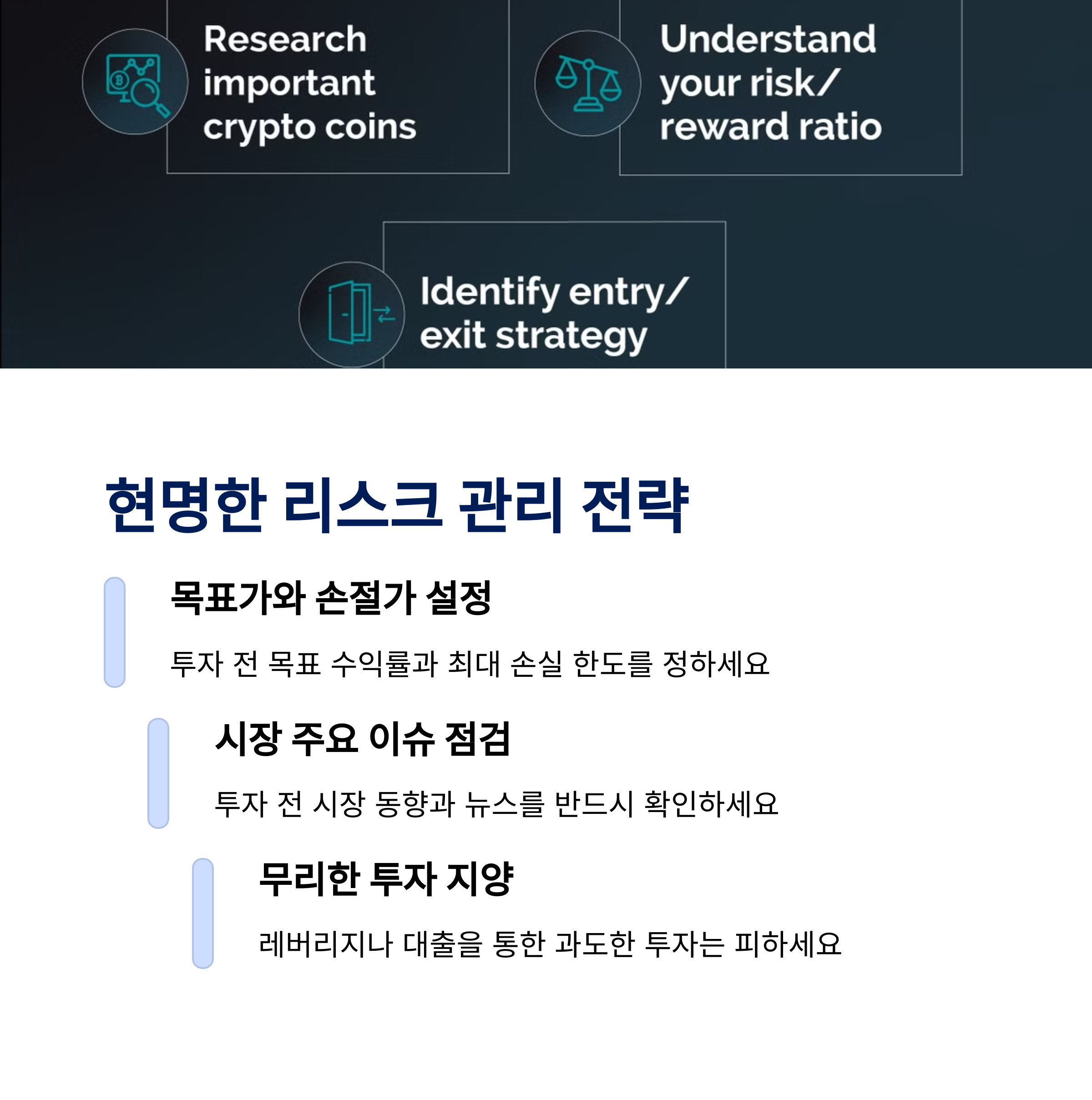 2025 암호화폐 투자 가이드&amp;#44; 비트코인&amp;#44; 이더리움 안전하게 시작하는 방법 문구 설명