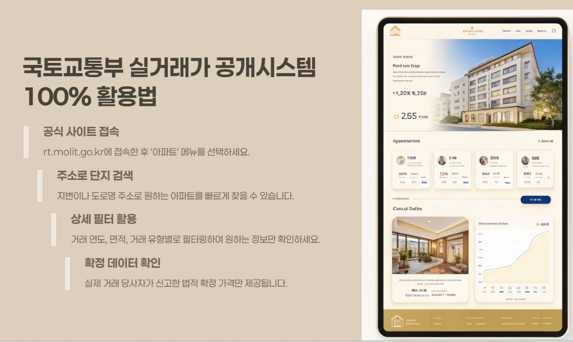 아파트 실거래가 조회 꿀팁 &ndash; 정확하고 빠르게 확인하는 법