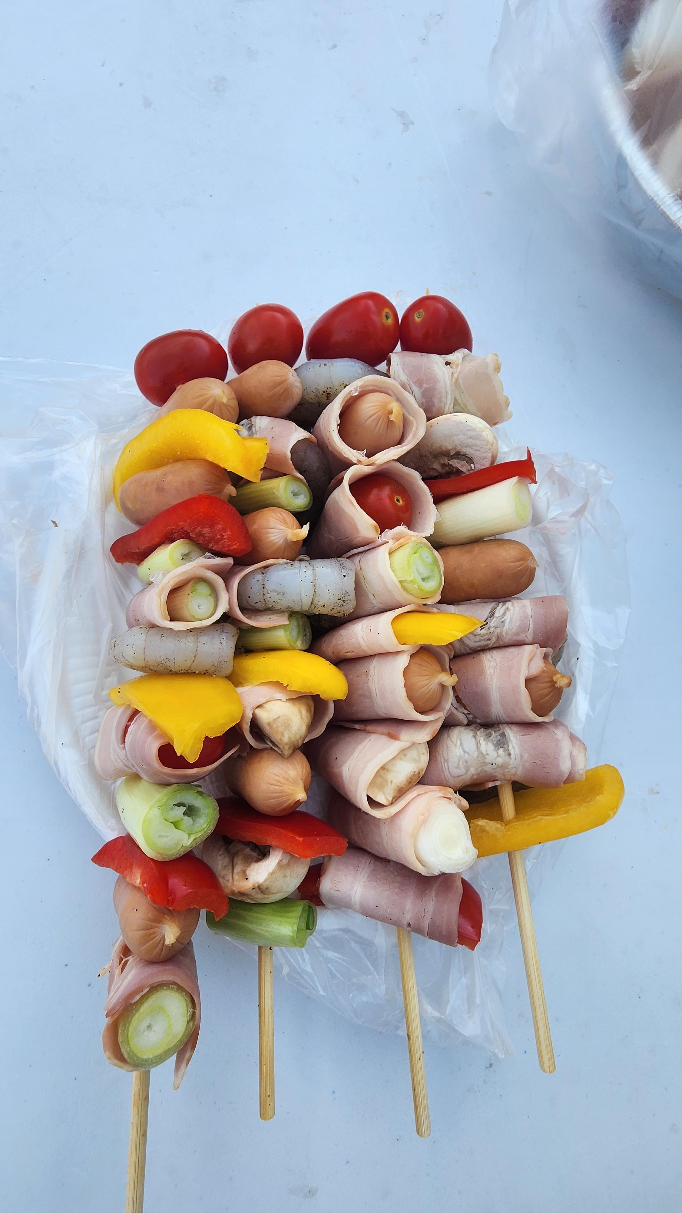 해운대메이커교육센터 캠핑 꼬치구이