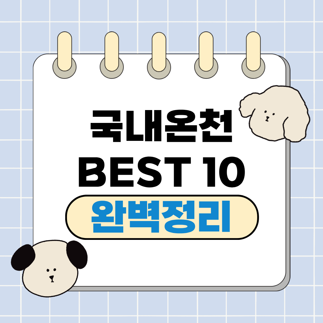 국내온천 배스트10