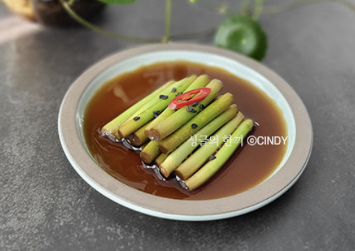 마늘쫑장아찌 만드는 법