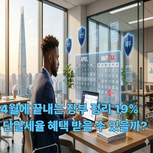5월 종소세 신고 전 필수 체크: 외국인 단일세율과 증빙 서류 가이드