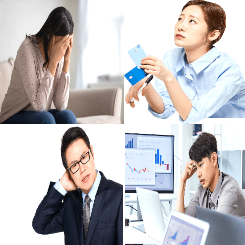 지나치게많은 생각과 고민&#44;근심&#44;걱정