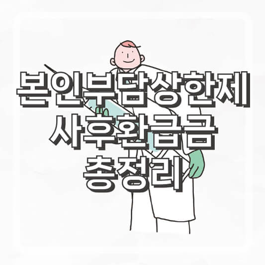 본임부담상한제 사후환급금 조회 및 신청 방법(제출서류)