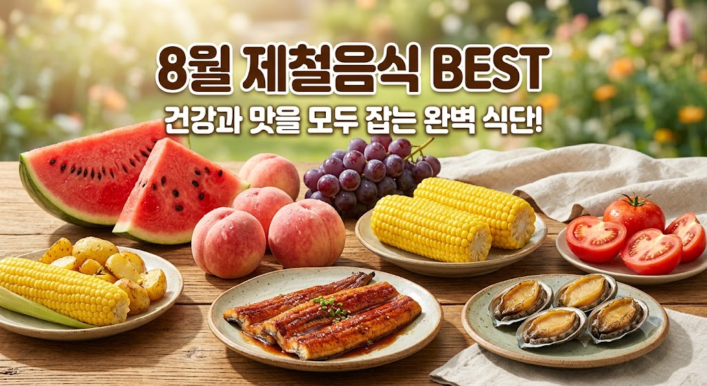 8월 제철음식
