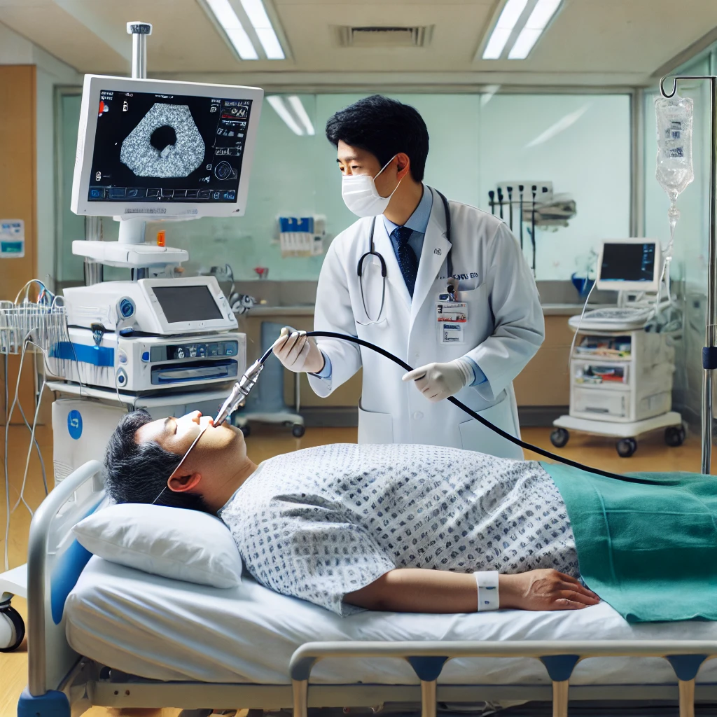 위내시경-검사-받는-환자