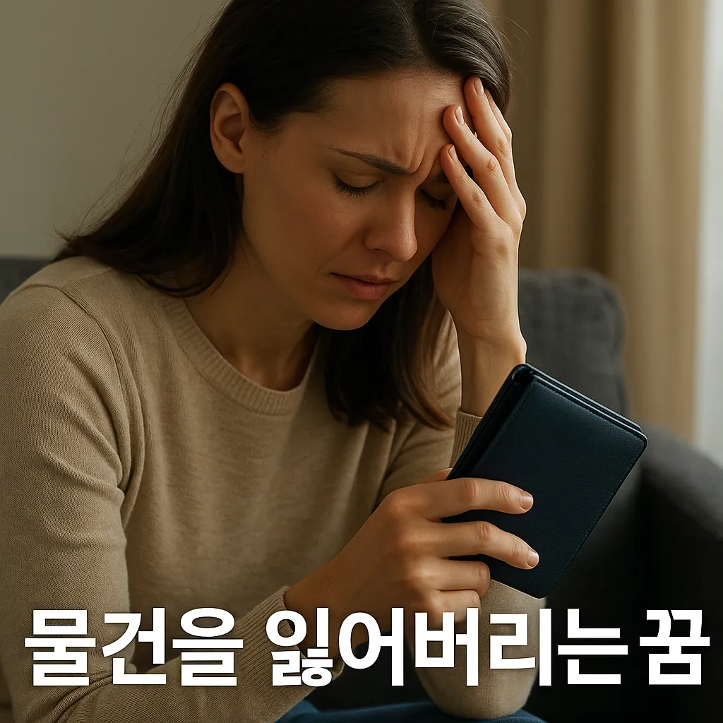 물건을 잃어버리는 꿈