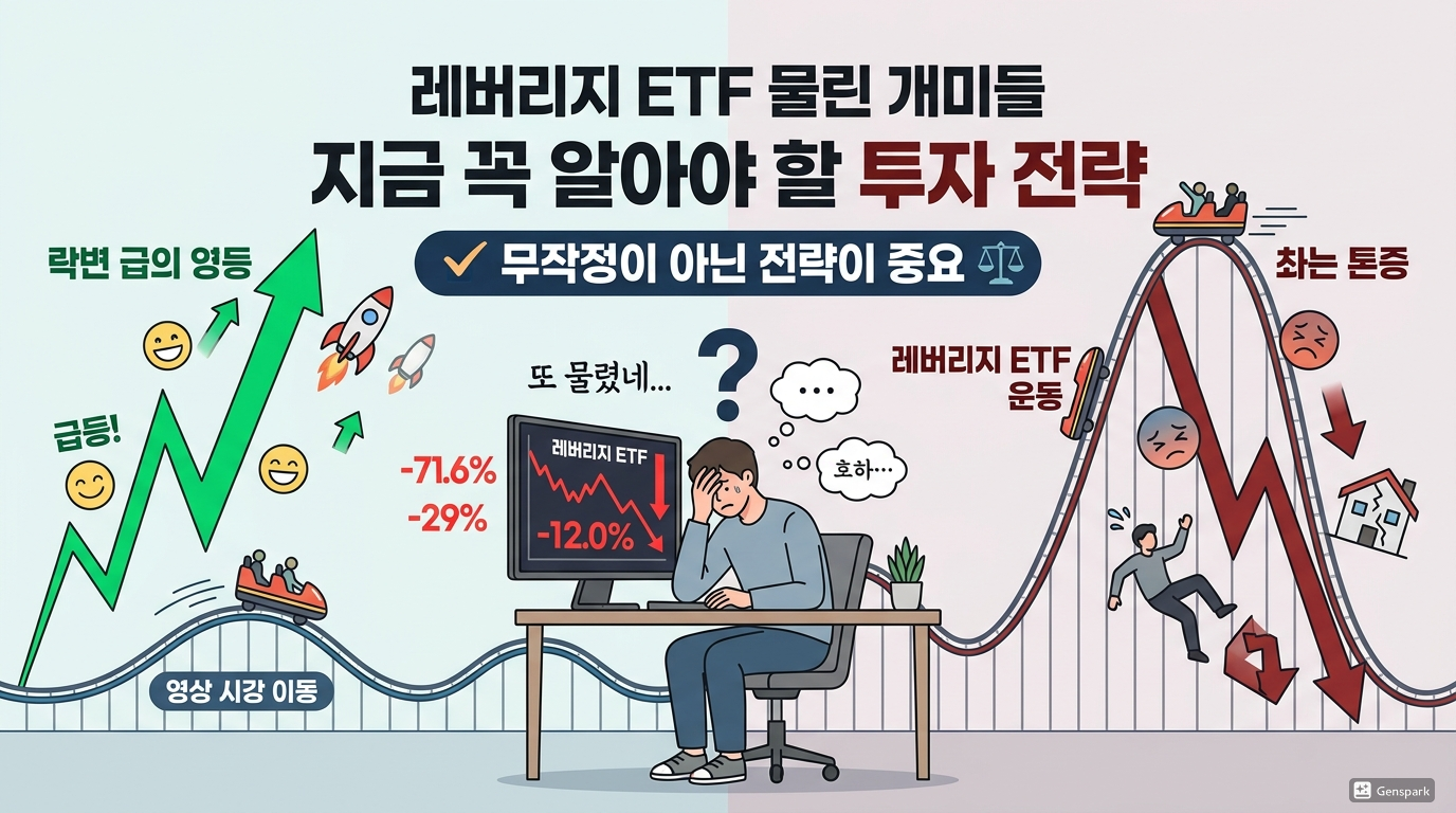 레버리지 ETF 물린 개미들…지금 꼭 알아야 할 투자 전략
