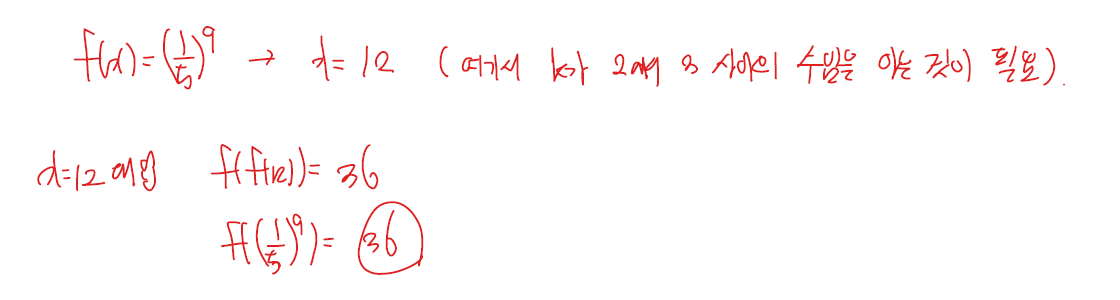 2024년 시행 고3 수능 수학 20번 해설2