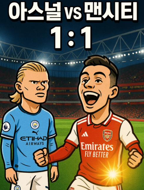 [프리미어리그 경기 리뷰]:[9월 22일 EPL 5라운드 아스널 vs 맨시티 경기 리뷰]